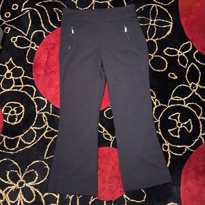 INC Internstional concepts Women's Black Flared Capri Pants